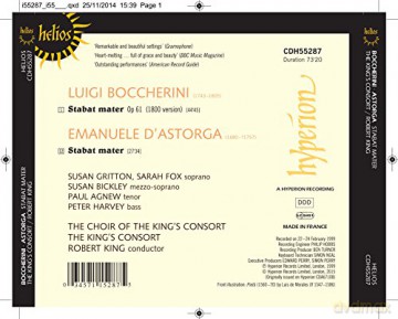 The King\'s Consort: Stabat Mater [CD]