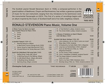 Christopher Guild: Stevenson:Piano Music Vol. 1 [CD]