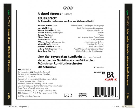 Strauss:Feuernot [2CD]