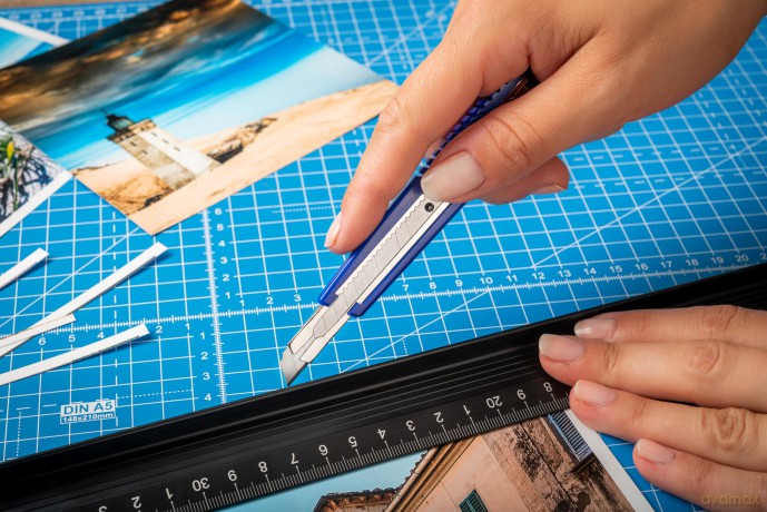 Dahle: DAHLE Basic Cuttermesser blau 9,0 mm