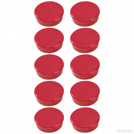 Dahle: DAHLE Magnete rot, Kunststoff 3,8 cm,