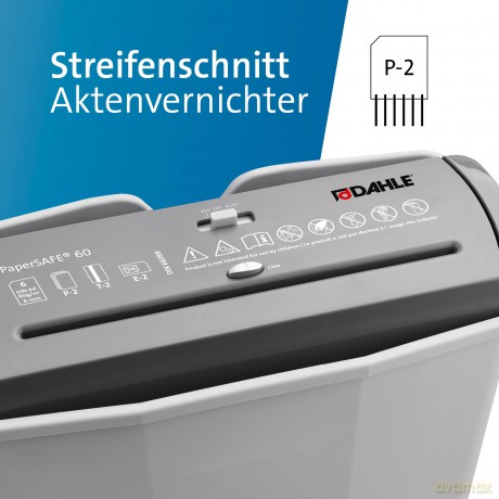 DAHLE PaperSAFE 60 Aktenvernichter mit S