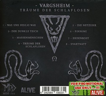 Vargsheim: Traume Der Schlaflosen [CD]