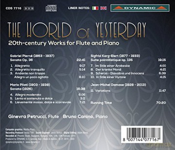 Bruno Canino: Yesterday\'s World [CD]