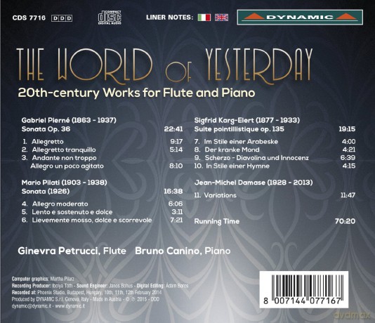 Bruno Canino: Yesterday\'s World [CD]