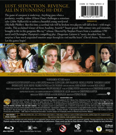 Dangerous Liaisons [Blu-Ray]