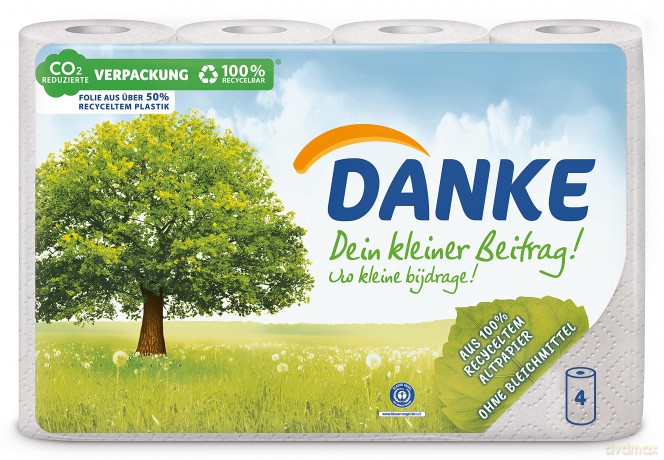 DANKE Kźchenrollen 4er Pack