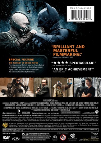 Dark Knight Rises [DVD]