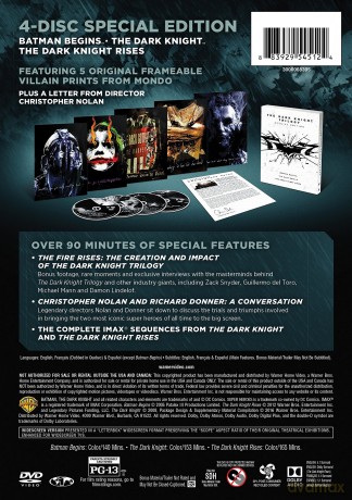 Dark Knight Trilogy [4DVD]