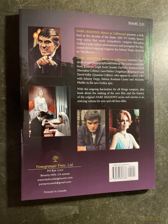 Dark Shadows Return To Collinwood Book [KSIĄŻKA]