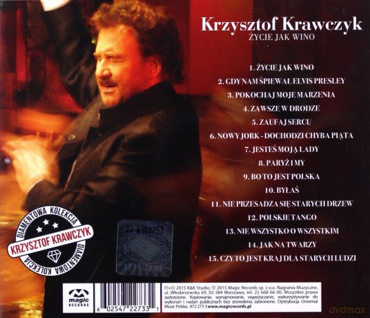 Krzysztof Krawczyk: Życie Jak Wino [CD]