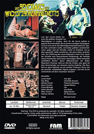Das Geheimnis Des Wachsfiguren-Kabinetts [DVD]