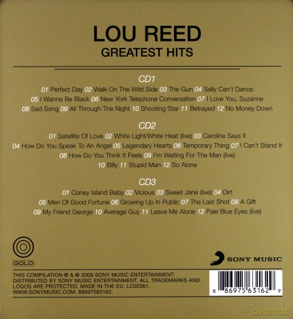 Lou Reed: Gold - Greatest Hits [3CD]