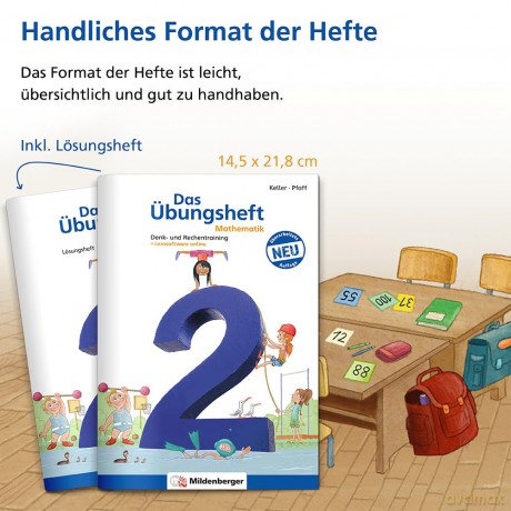 Das Ubungsheft Mathematik 2: Denk- Und Rechentraining Mit Losungsheft (20 S), St [KSIĄŻKA]