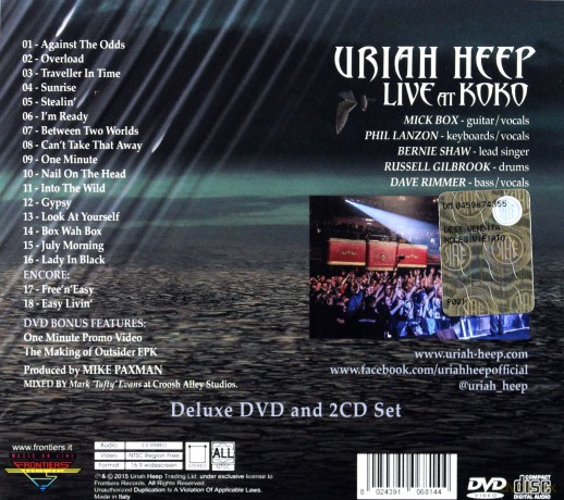 Uriah Heep: Live At Koko [2CD]+[DVD]