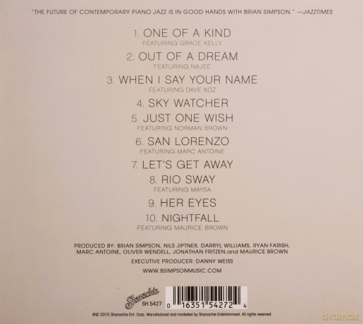 Brian Simpson: Out Of A Dream [CD]