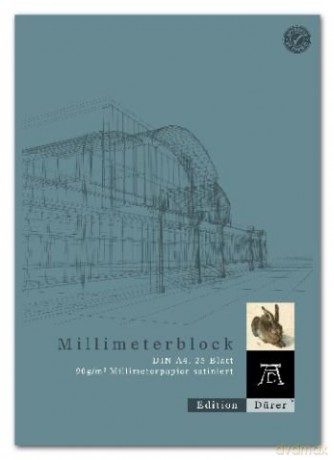Dźrer Millimeterblock A4 25bl.
