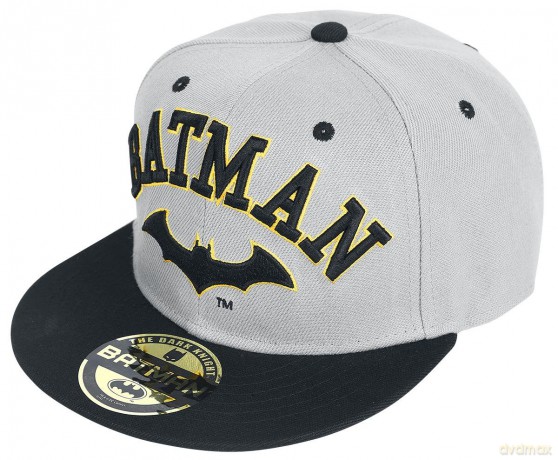 DC COMICS - Batman Logo/Text - Grey/Bla