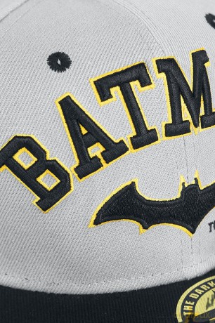 DC COMICS - Batman Logo/Text - Grey/Bla