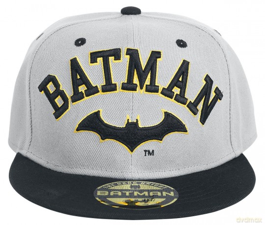 DC COMICS - Batman Logo/Text - Grey/Bla