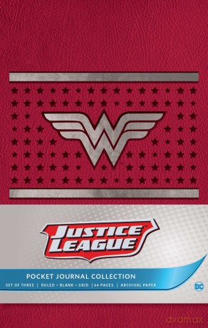 DC Comics Justice League Pocket Journal Collection Set of 3 [KSIĄŻKA]