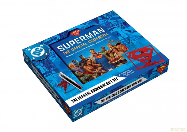 DC Superman The Official Cookbook and Stand Gift [KSIĄŻKA]