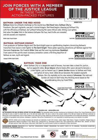 Dcu Batman Triple Feature [3DVD]