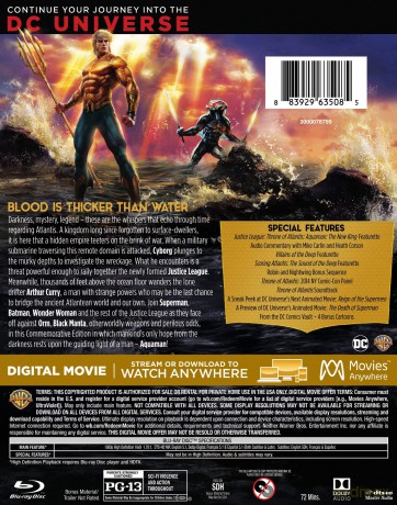 Dcu Justice League: Throne Of Atlantis [2xBlu-Ray]
