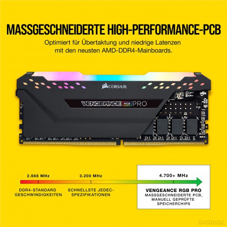 DDR4 8GB PC 3200 CL16 CORSAIR Vengeance