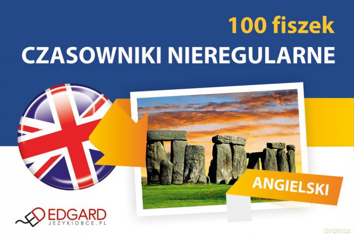 Angielski 100 Fiszek Czasowniki Nieregularne [KSIĄŻKA]