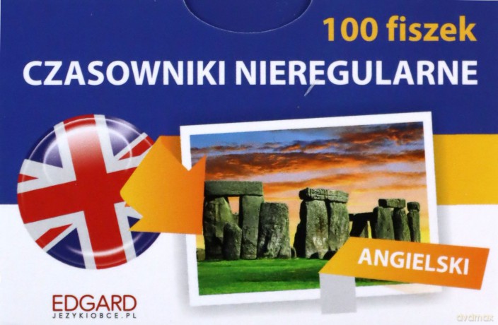 Angielski 100 Fiszek Czasowniki Nieregularne [KSIĄŻKA]