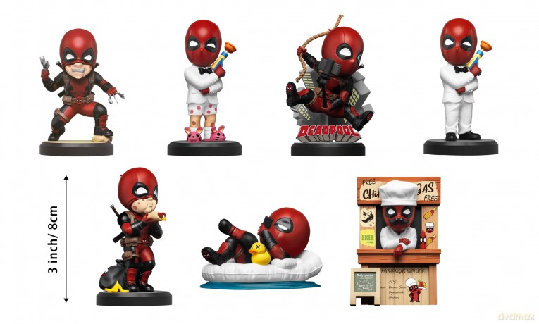 Deadpool - Action Heroes Series - Assortiment 12 Figurines 8-10Cm
