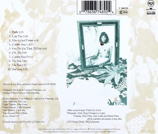 Lou Reed: Berlin [CD]