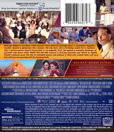 Death On The Nile [Blu-Ray]