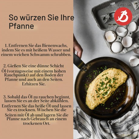 DeBuyer 5610.26 Bratpfanne, Eisenstahl s