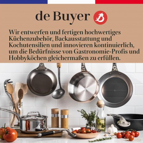 DeBuyer 5610.26 Bratpfanne, Eisenstahl s