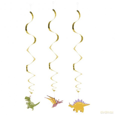 Decoratie Slingers Dino 3dlg.