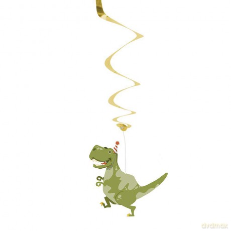 Decoratie Slingers Dino 3dlg.
