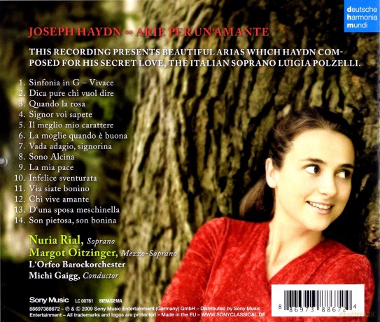 Nuria Rial: Haydn: Arie per un'amante [CD]