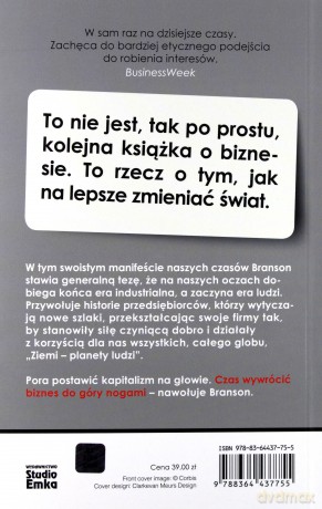 Biznes Do Góry Nogami Wywrócony - Richard Branson [KSIĄŻKA]