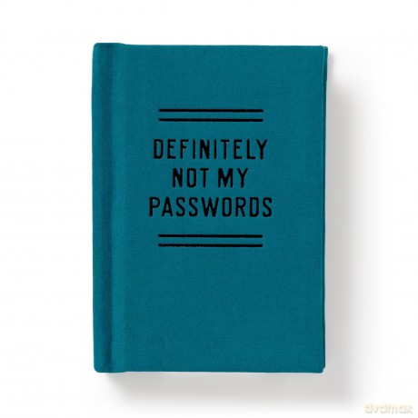 Definitely Not My Passwords Password Diary [KSIĄŻKA]