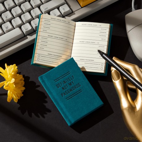 Definitely Not My Passwords Password Diary [KSIĄŻKA]