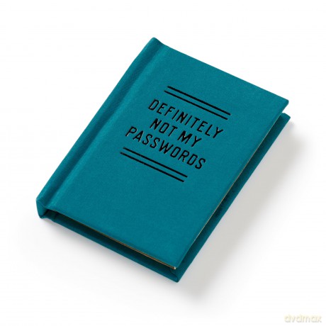 Definitely Not My Passwords Password Diary [KSIĄŻKA]