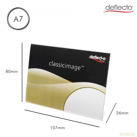 Deflecto: deflecto Tischaufsteller DIN A7 quer