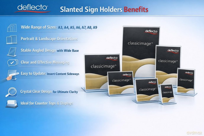 Deflecto: deflecto Tischaufsteller DIN A7 quer