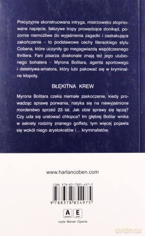 Błękitna Krew - Harlan Coben [KSIĄŻKA]