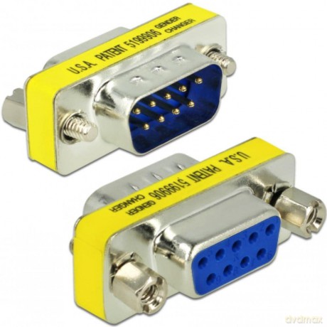 DELOCK Adapter D-Sub9 -> D-Sub9 St/Bu