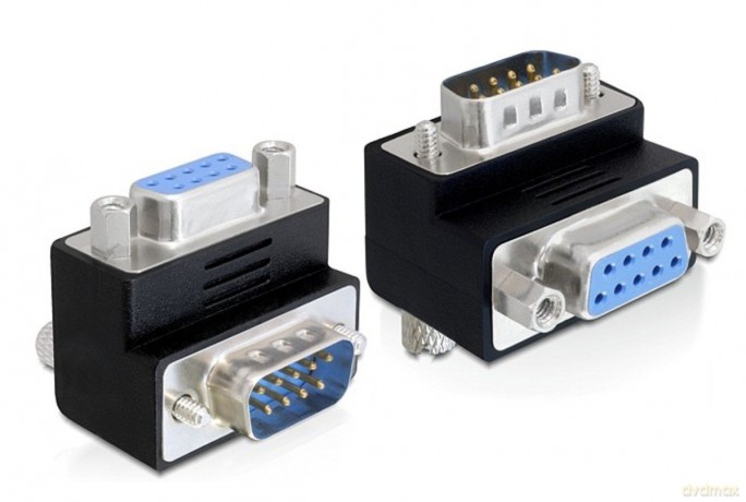 DELOCK Adapter D-Sub9 -> D-Sub9 St/Bu 90