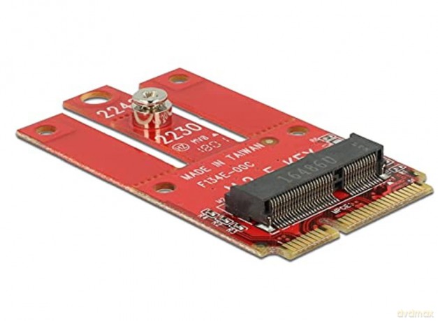 DELOCK Adapter MiniPCIe > M.2 KeyE Slot