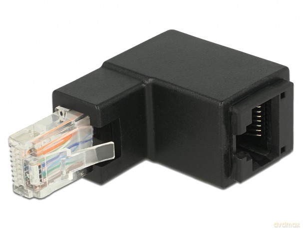 DELOCK Adapter RJ45 St gewinkelt -> RJ45
